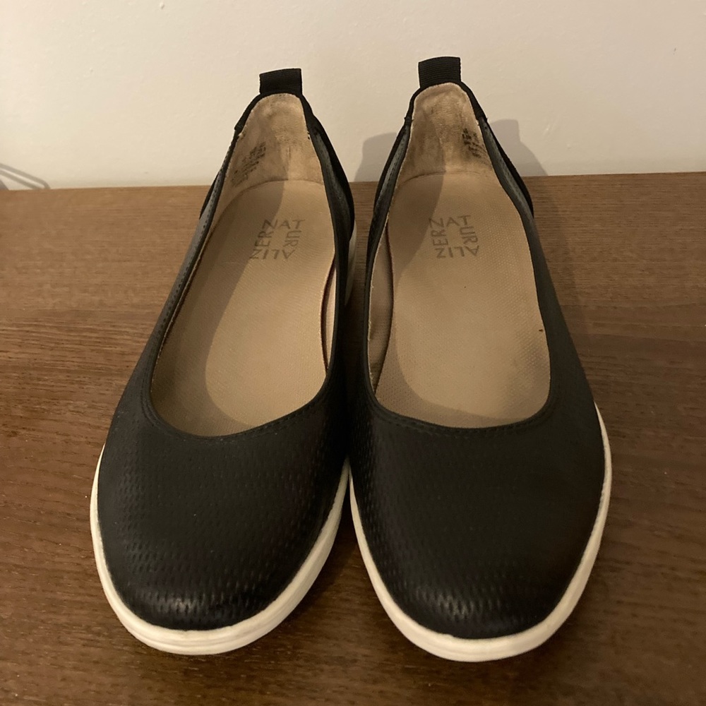 Black Naturalizer Casual Slip Ons